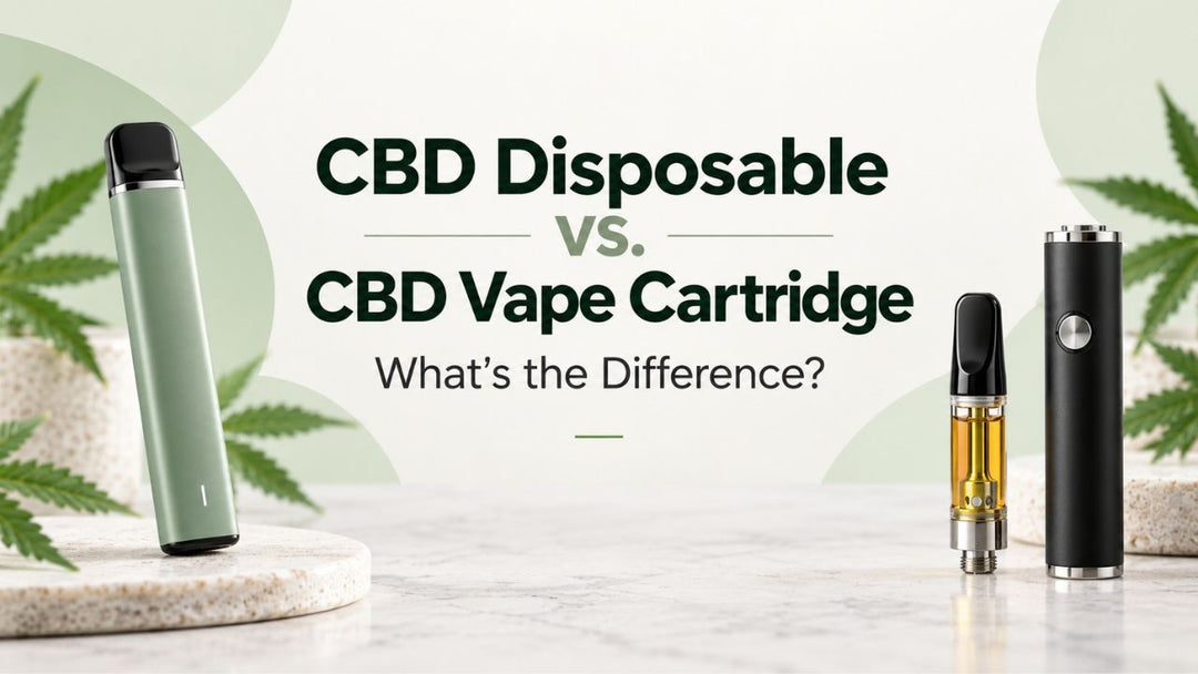 CBD Disposable vs CBD Vape Cartridge