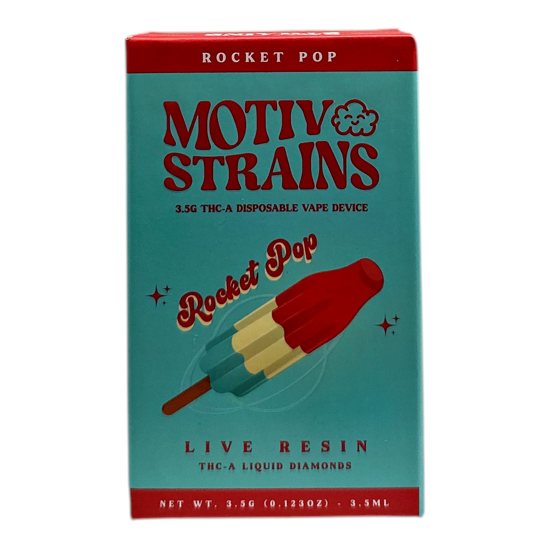 Motiv Strains 3.5G Live Resin THCA Liquid Diamonds Disposable