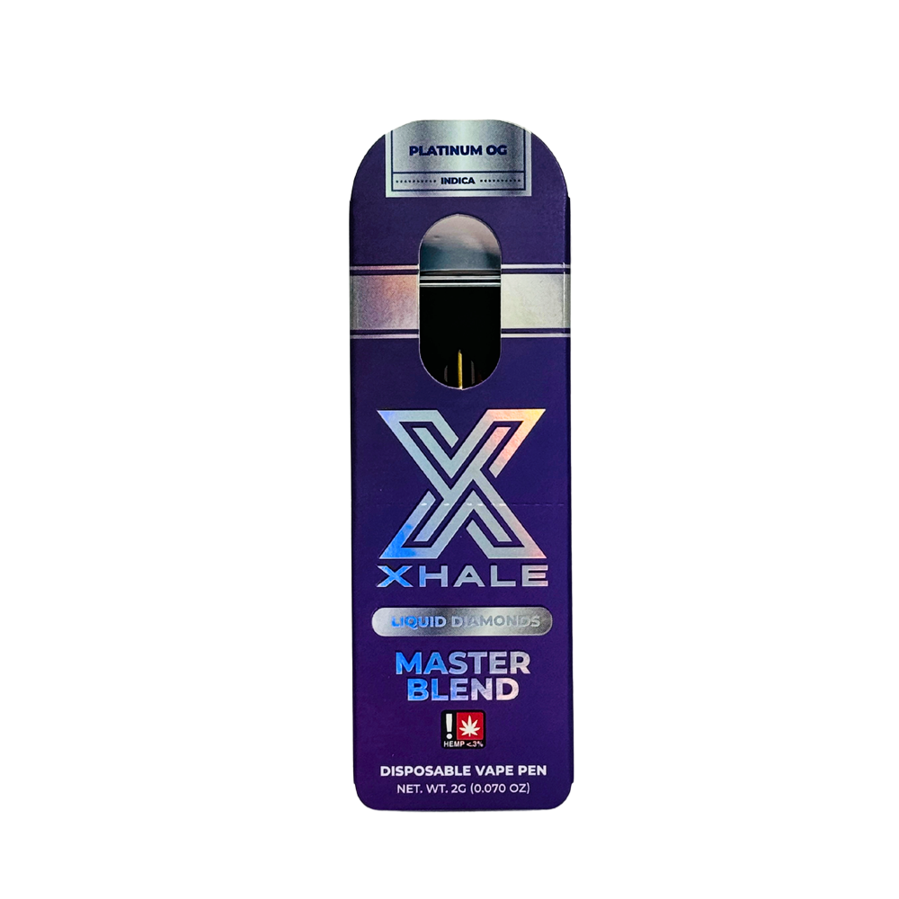 Xhale Liquid Diamonds Master Blend THCA X Px9 2G Indica Disposable Vape